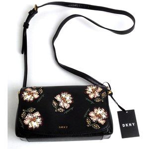 DKNY PAIGE-FLP CROSSBODY FLORAL